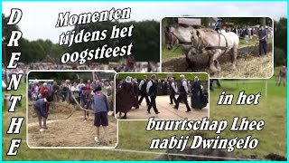 Drenthe  Oogstfeest in het buurtschap Lhee [upl. by Omocaig]