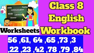 Class 8th Remediation English Workbook Worksheet 56616465733222342787984 [upl. by Fayola]