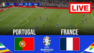 🔴 LIVE  Portugal vs France  UEFA Euro 2024  Live Match Today  Full Match Streaming [upl. by Thedric]