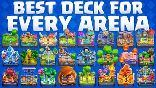 BEST DECKS for EVERY ARENA in Clash Royale 🏆 Arena 123 Decks [upl. by Crutcher]