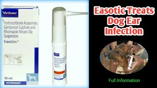 Dog ear infection Treatment  Easotic  Epiotic  Easotic Use in Dogs  Otitis  Ear infection [upl. by Enirehtac]