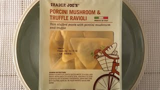 Trader Joes Porcini Mushroom and Truffle Ravioli [upl. by Rogozen148]