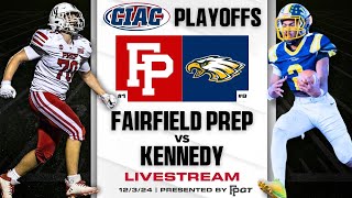 CIAC QUARTERFINALS  1 Fairfield Prep vs 8 Kennedy High School Varsity Football [upl. by Cornish]