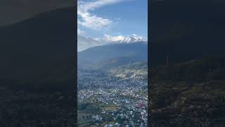 Bhaderwah Valley in Jammu province witnesses its first snowfall ❄️ [upl. by Akelahs763]