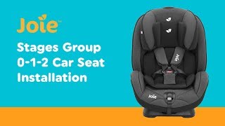 Installation Guide for Joie  Stages Group 012 Car Seat Smyths Toys [upl. by Aneekas]