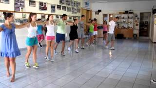 Corfu dancers rehearse the Zorba dance in Sinies [upl. by Laenahtan141]