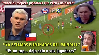 quotGARECA LARGATEquot PERIODISTAS CHILENOS REACCIONARON ASI A la DERROTA de CHILE VS BRASIL 12 HOY [upl. by Nawaj823]