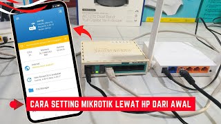 Cara Setting Mikrotik Lewat HP Dari Awal Untuk Voucher Dan Pribadi [upl. by Allare]