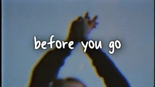 lewis capaldi  before you go  lyrics [upl. by Swope]