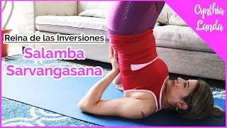 Postura de la Vela para PRINCIPIANTES Salamba Sarvangasana  8 Min  postura de la vela paso a paso [upl. by Marlee]