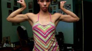 Skinny Girl Bicep Flex 619 09 [upl. by Breena]