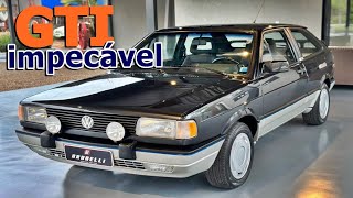 GOL GTI 1991 NA COR CINZA NIMBO MOTOR 20 A GASOLINA COM AR CONDICIONADO E DH [upl. by Aehsa]