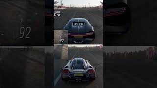 Agera RS VS Bugatti Chiron  Corrida de Arrancada  koenigsegg viral shorts forzahorizon5 [upl. by Resay]