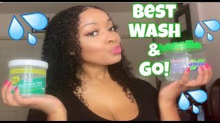 Use THIS GEL for your next WASH AND GO  CURL ACTIVATOR GEL VS WETLINE EXTREME [upl. by Vittorio]