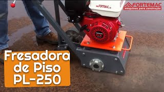 Fresadora de Asfalto e Concreto FORTEMAC  Com motor Honda 9HP 4 tempos [upl. by Nnelg]