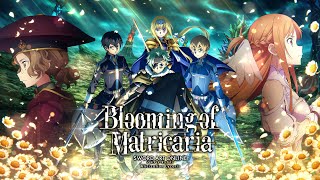 SWORD ART ONLINE Alicization Lycoris DLC 2 Blooming of Matricaria – Launch Trailer [upl. by Nonnahs]