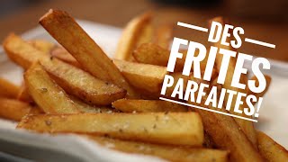 Des frites parfaites 🍟 croustillantes et moelleuses  Astuces 👌 [upl. by Doble]