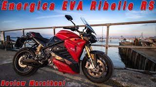 Energica Eva Ribelle RS Edition  Review Marathon [upl. by Llerroj]