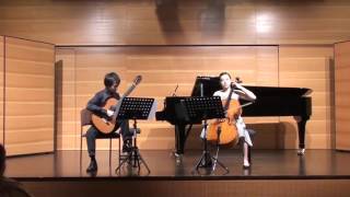 HsiChiao Liao amp ChiaWei Lin  Cello and Guitar Duo [upl. by Far784]