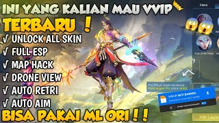 CHEAT ML MOD MENU TERBARU 2024  UNLOCK ALL SKIN DRONE VIEW RADAR MAP AUTO AIM [upl. by Dania]