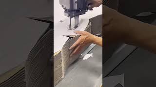 Cutting process of packaging box paper scraps [upl. by Entruoc]