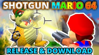 Shotgun Mario 64  RELEASE amp DOWNLOAD  SM64 ROM Hack [upl. by Florrie]