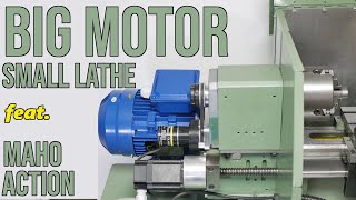 Big Motor  Small lathe  CNCing the 7x12 Mini Lathe  Episode 32  RotarySMP [upl. by Nosliw]