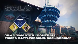 Solo GM Nightfall  PsiOps BG Cosmodrome with Wicked Implement  Stasis Hunter  Destiny 2 [upl. by Nylkoorb334]