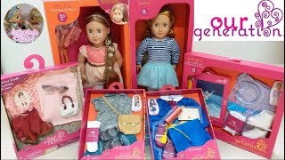 Our Generation Dolls Haul  Unboxing  Review👀 Opening Our Generation Dolls amp Accessories😍Part 1 [upl. by Assirahc]