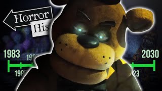 The History of Freddy Fazbear Five Nights at Freddys  Horror History [upl. by Iatnwahs257]