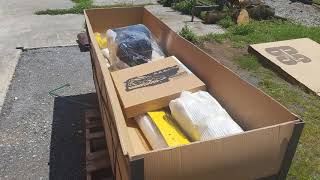 FRONTIER OS27 SAWMILL  UNBOXING [upl. by Tnarg]