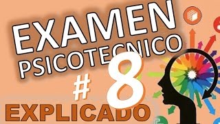 TEST PSICOTECNICOS OMNIBUS  8 VARIADOS DE EXAMEN EXPLICADOS En español [upl. by Aisek433]