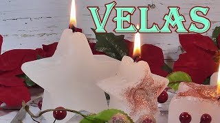 Cómo hacer velas caseras aromáticas Velas con moldes [upl. by Cherilynn]