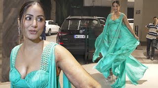 Hina Khan looking Stunning arrives at Elle India Beauty Awards 2022 [upl. by Lubow]