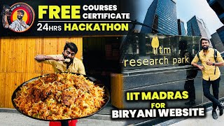 FREE Website For My BIRYANI Factory in A Day  Going to IIT Madras 🚗 [upl. by Charles119]