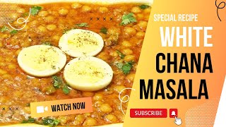 White Chanay Pakanay ka Tarika in Urdu  White Chana Masala Recipe Restaurant Style by Salt Chili [upl. by Nnyletak308]