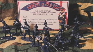 Armies in Plastic Napoleonic Wars French Infantry Army Men Review [upl. by Salot]