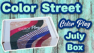 Color Street Color Play Subscription  Color in Motion July 2024 Box [upl. by Alfeus]