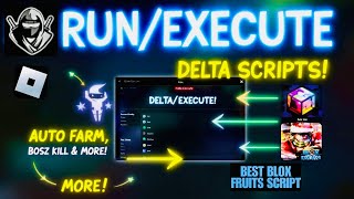 Delta Executor iOS RunExecute Scripts in Roblox  Blox Fruits Script  Auto Farm No Key Redz Hub [upl. by Petey]