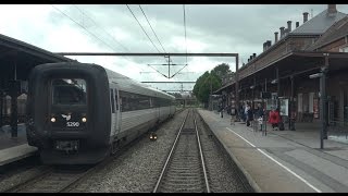 Führerstandsmitfahrt Dänemark Fredericia  Sønderborg mit IC 965 [upl. by Ainnet]