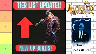 Hades Tier List New OP Builds  Infinity Kingdom [upl. by Monda]