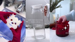 Satisfying CleaningOrganizingRestocking Tiktoks ✨ Asmr  Pt 13  Holiday Edition ❄️☃️ [upl. by Ahel]