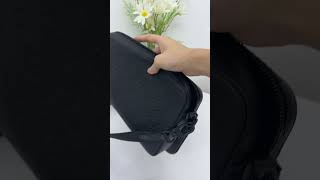 BRAND NEW LOUIS VUITTON TRIO MESSENGER FULL BLACK [upl. by Lavina]