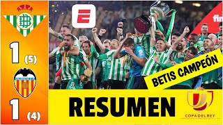 EL BETIS de GUARDADO se PROCLAMÓ CAMPEÓN de la COPA DEL REY en la tanda de penales  Copa del Rey [upl. by Eibbor]