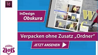 Verpacken ohne den den Zusatz quotOrdnerquot  InDesign OBSKURITÄT [upl. by Ahrendt]