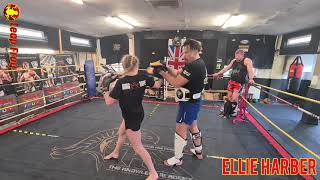 Ellie Harber has been putting in some serious Muay Thai work in with Lyndon Knowles [upl. by Yregerg597]