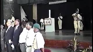 Combermere Schools Remembrance Ceremony 1996 [upl. by Ahsenrad]