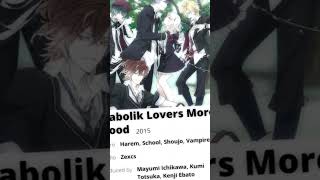 Diabolik Lovers Season 2 main character 🌨diaboliklovers anime [upl. by Ayardna]