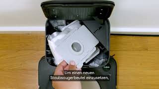 How To Staubsaugerbeutel austauschen  Roomba®  iRobot® [upl. by Adnovaj245]