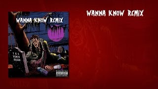 ILLSLICK  quotWanna Know Remixquot Feat Dm Lyrics Video [upl. by Ococ919]